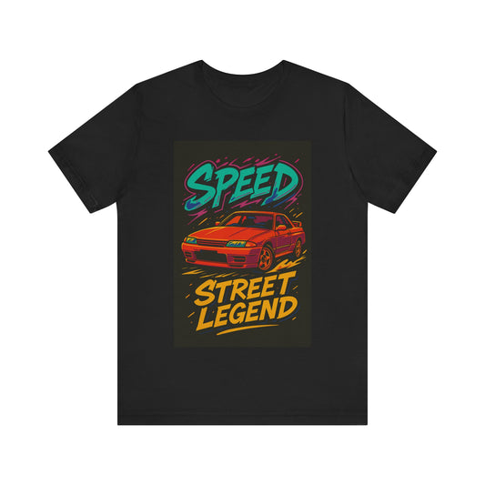Speed Street Legend T-Shirt | Unisex Racing Tee for Car Enthusiasts | Cool Motorsport Shirt & Gift for Auto Fans