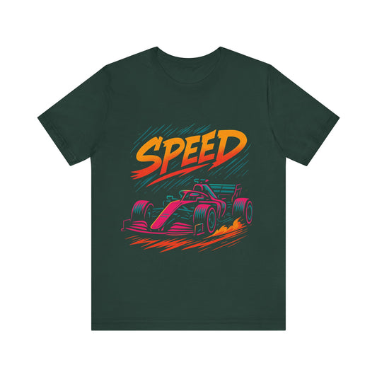 Title: Speed Racer Unisex T-Shirt – Motorsport Graphic Tee for Car Lovers | Streetwear Gift for Him